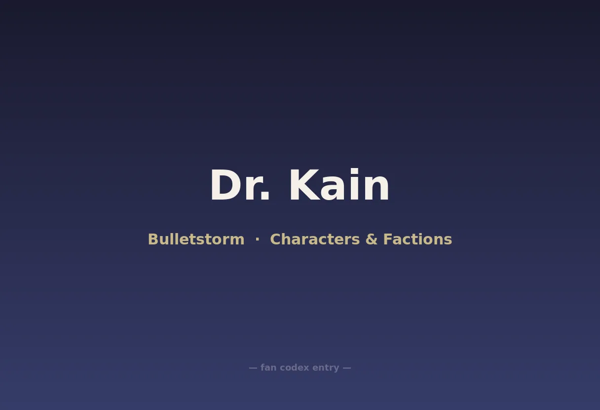 Dr. Kain