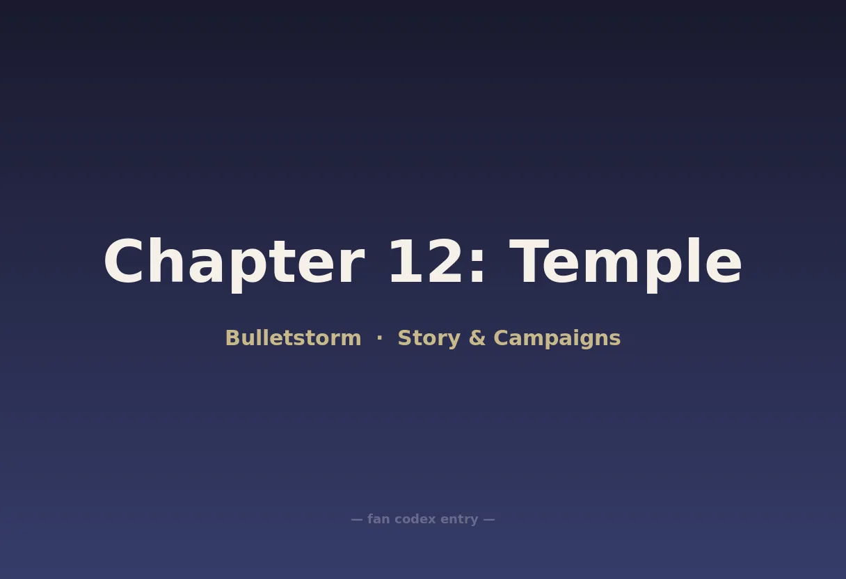 Chapter 12: Temple